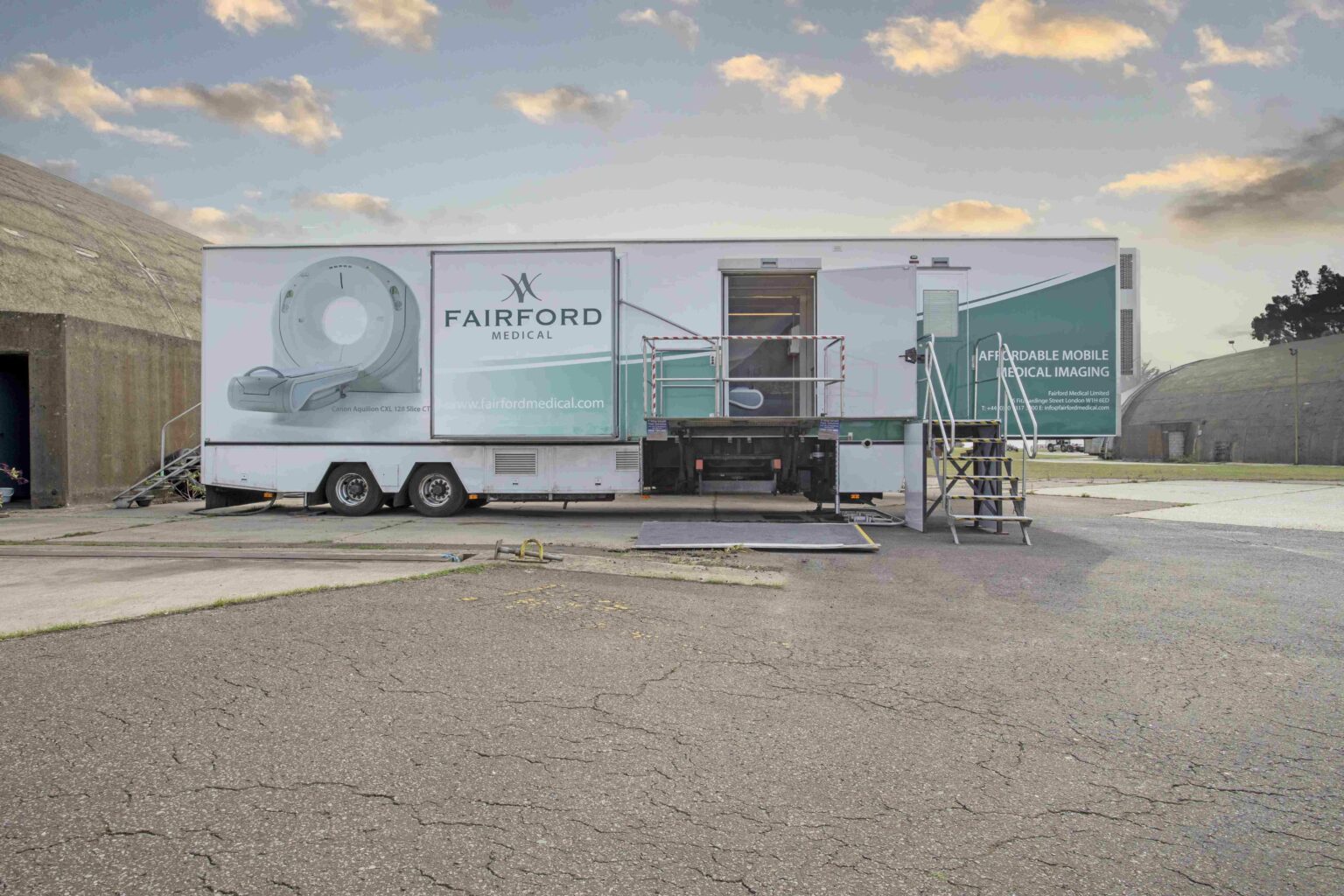 Mobile CT Trailers Fairford Medical